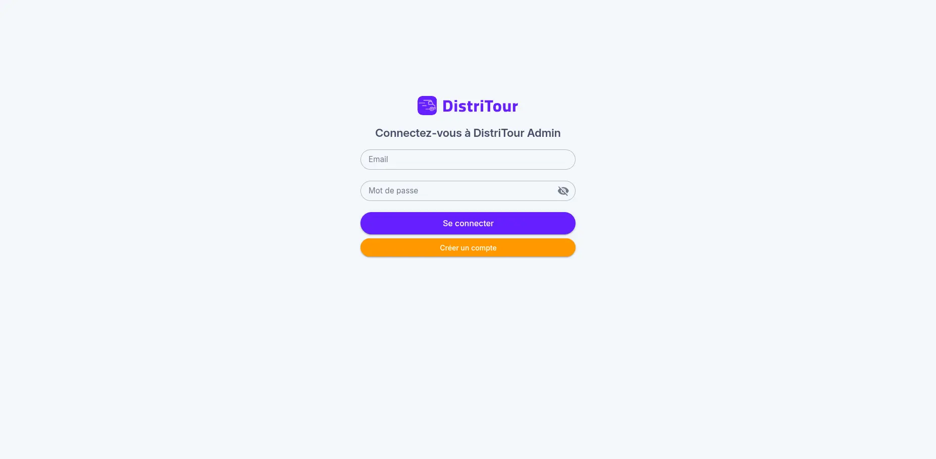 Formulaire de connexion