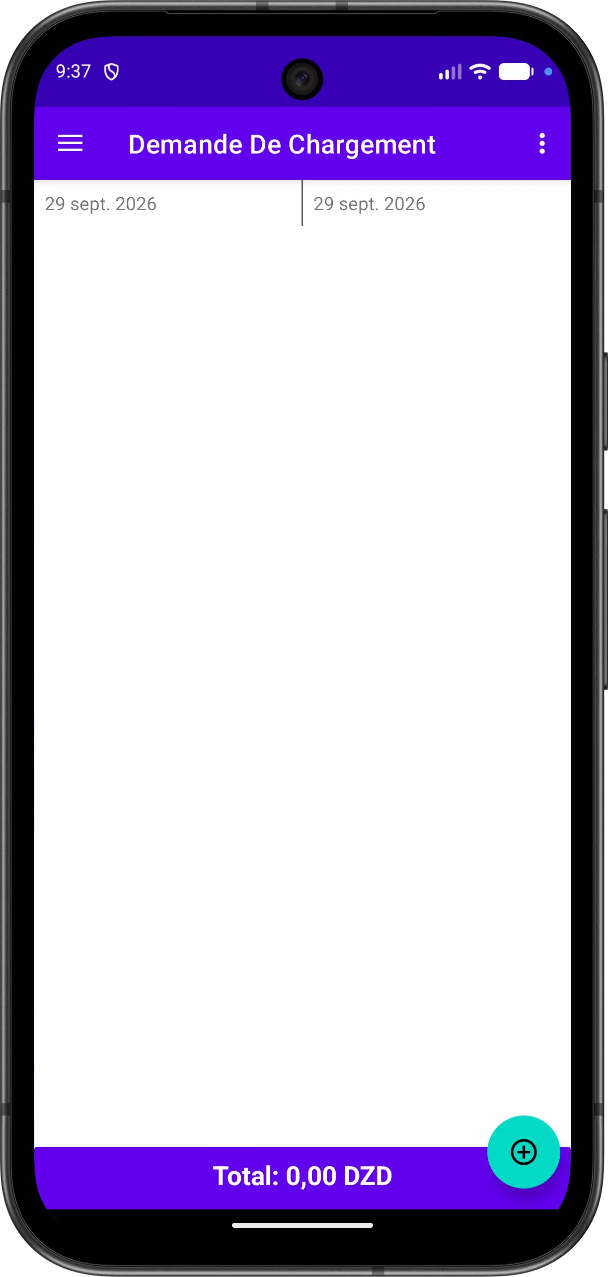 Charge Requests List
